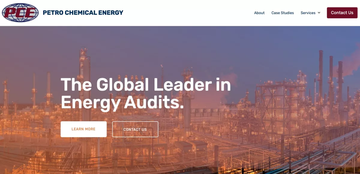 Petro Chemical Energy - Shoals Works Web Design Client Portfolio